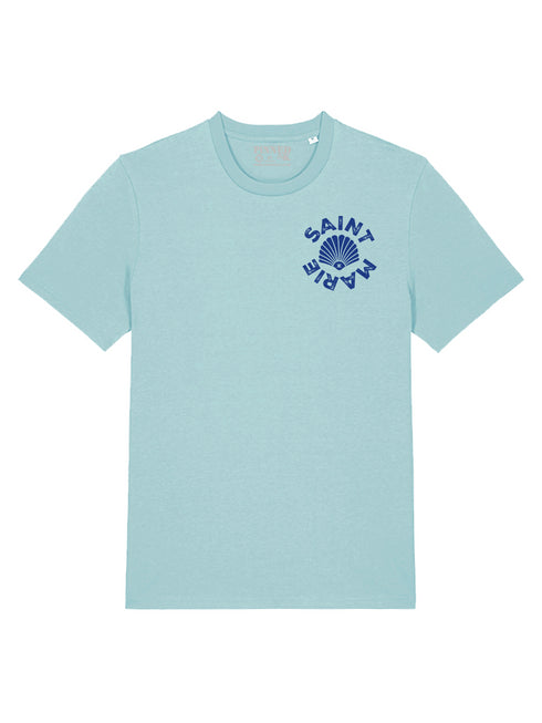 T-shirt Shell Chest Cobalt Blue